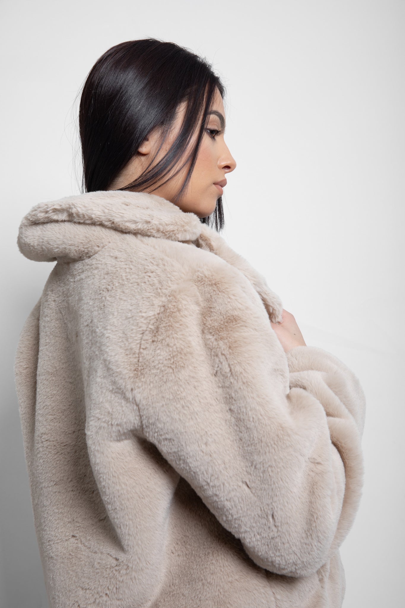 Faux fur coat ANNA