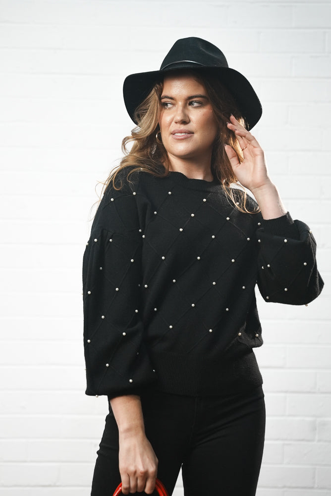 black Pearl embroidered jumper | Runway Secrets