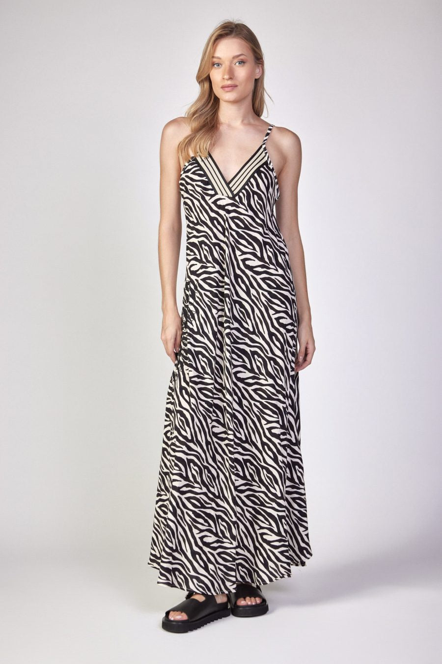 ZEBRA LONG DRESS