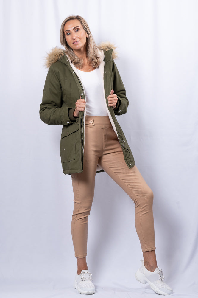 Khaki parka | JORDEN COAT