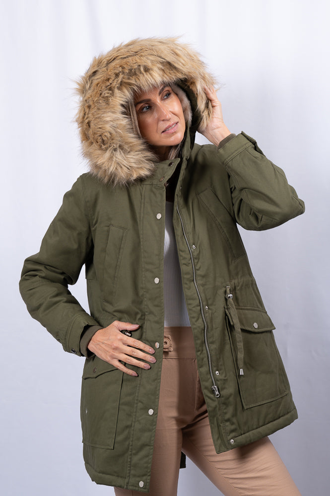 Khaki parka | JORDEN COAT