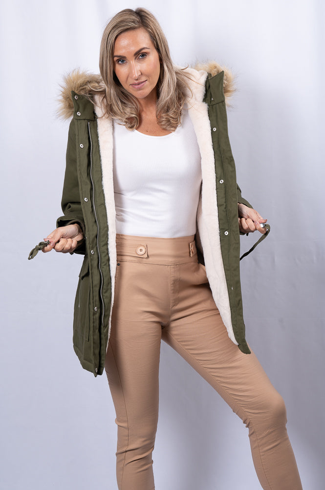 Khaki parka | JORDEN COAT