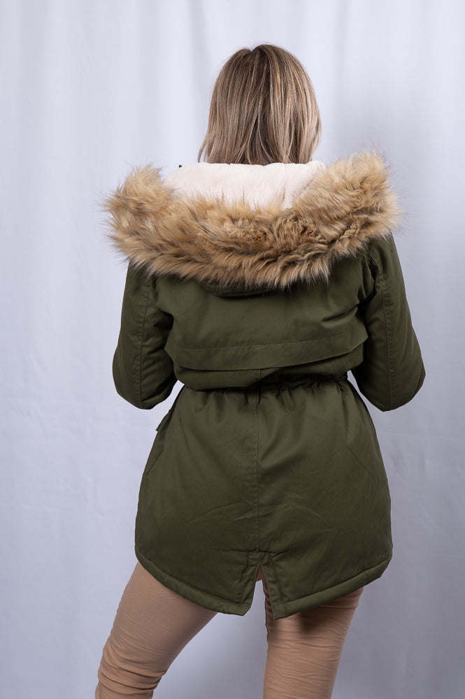 Khaki parka | JORDEN COAT