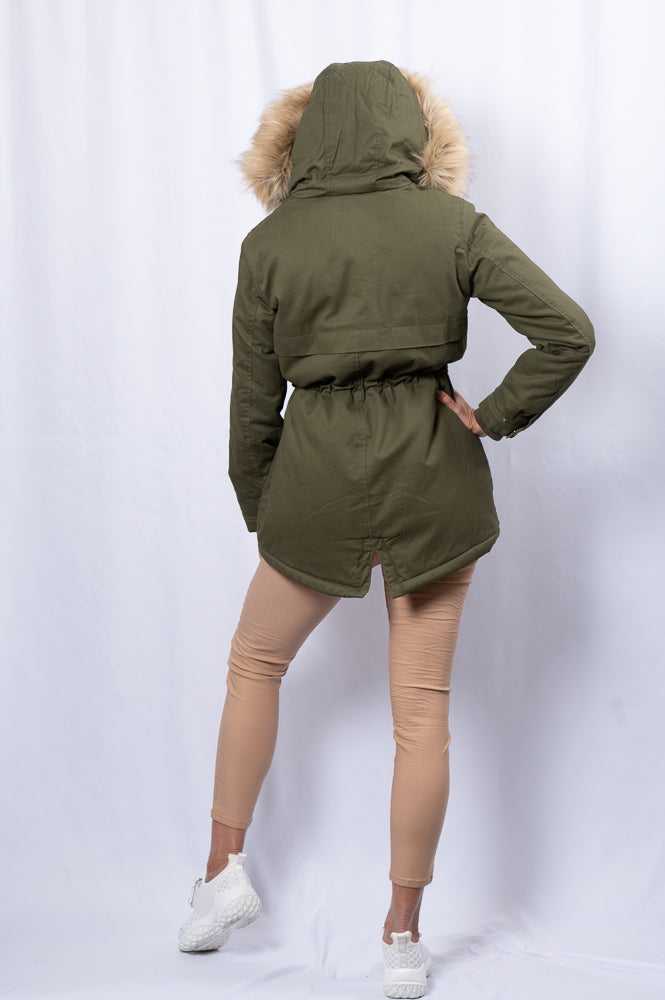 Khaki parka | JORDEN COAT