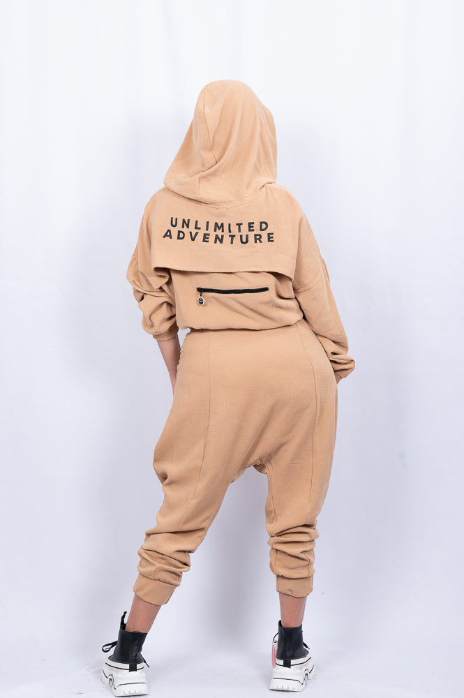 Beige hoodie | Runway Secrets